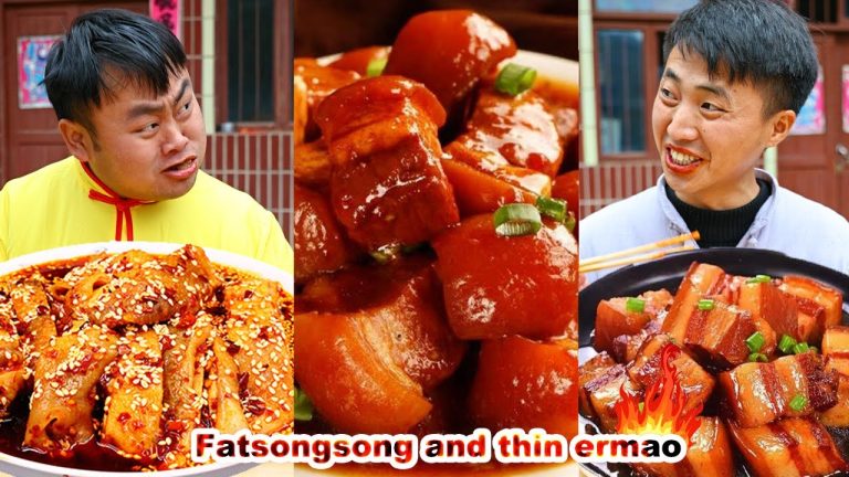 mukbang | Super delicious Malatang, it's really too gluttonous | How to cook braised pork?