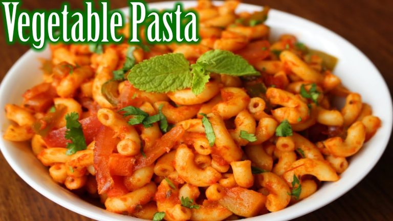 Super Easy Vegetable Pasta Recipe | Quick Pasta Recipe | How to Make Vegetable Pasta
