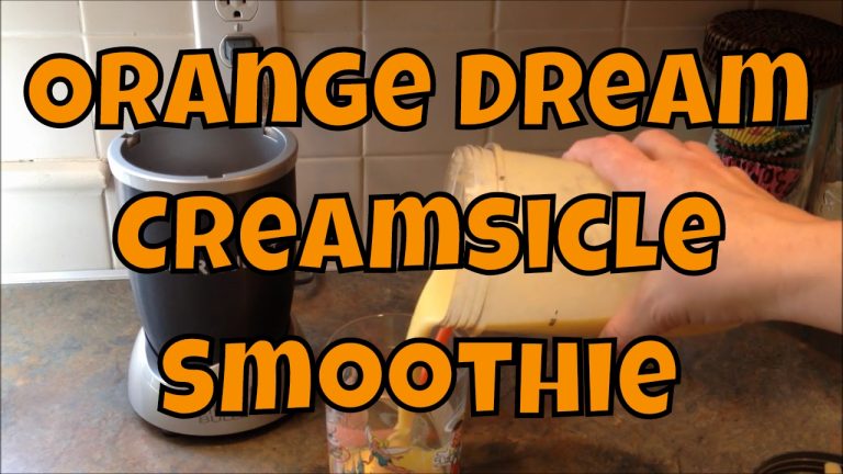 ORANGE DREAM CREAMSICLE Smoothie – Nutribullet – Smoothie Recipes