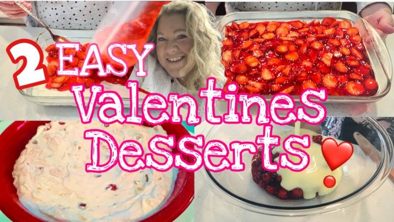 2 EASY DESSERT RECIPES FOR VALENTINE’S DAY! | YOU’VE GOT TO TRY THESE 😍