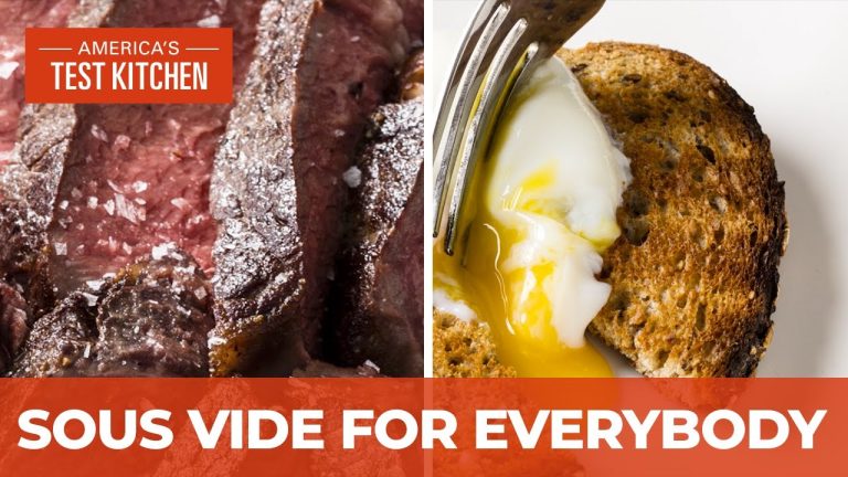 How to Make Sous Vide Seared Steaks and Soft-Poached Eggs
