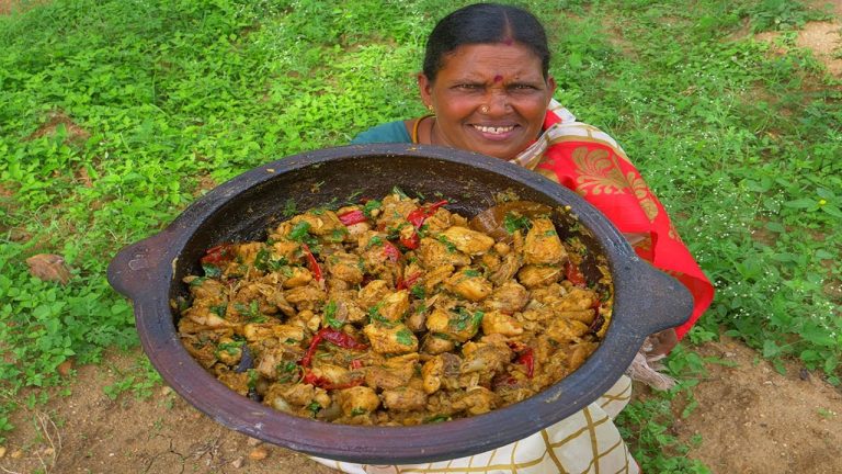 Tasty !! Pepper Chicken Recipe | Easy Chicken Fry | Village Cooking | Side dish recipes