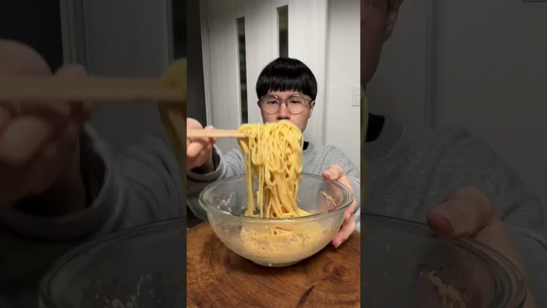 spicy cod roe spaghetti 🍝 #shorts  #food