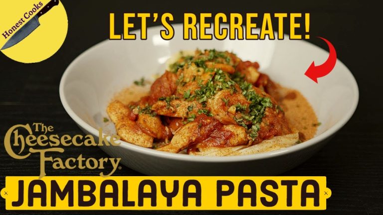 Recreating Recipes Ep.9: Cheesecake Factory's Jambalaya Pasta- Cajun Shrimp & Chicken | Honest Cooks