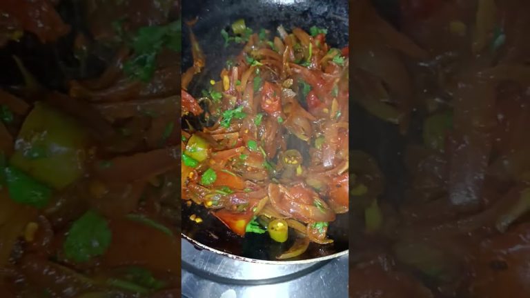 onion tomato recipe😋 #shortvideo