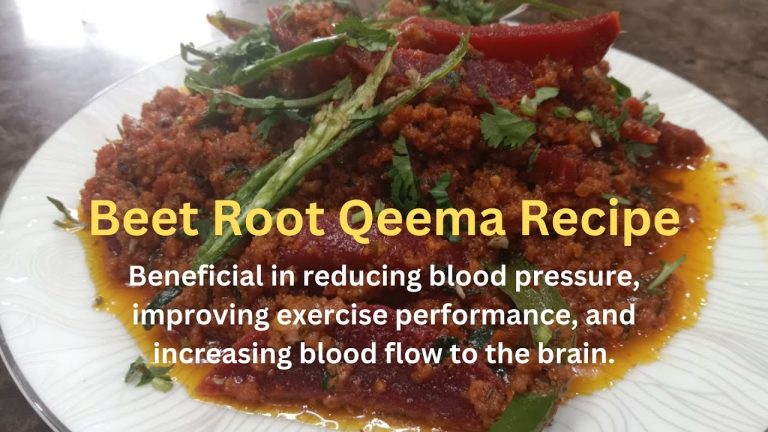 Chuqanadar Qeema Recipe, Beetroot and Ground Beef Skillet: A Nutritious and Flavorful Dinner Recipe