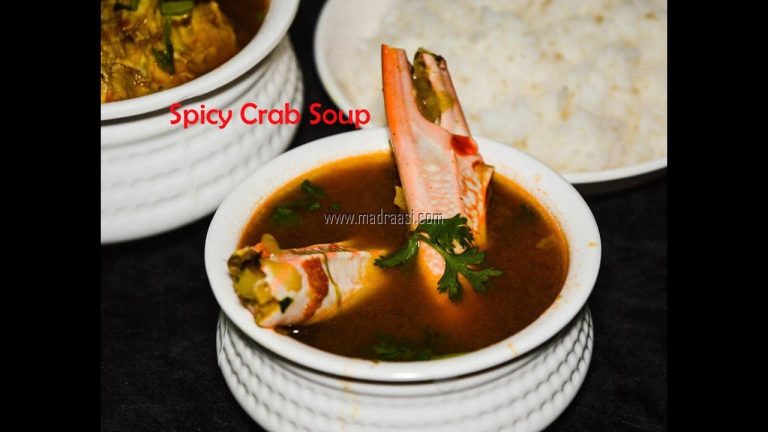 Nandu Rasam recipe / How to make Spicy Crab soup / Seafood Recipes | Madraasi