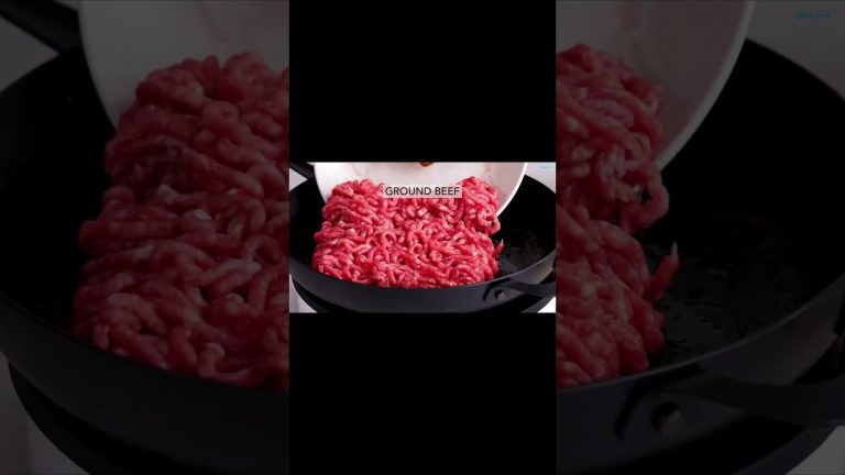 Try this delicious and healthy Mexican-Inspired Beef & Veggie Skillet Recipe! #shorts