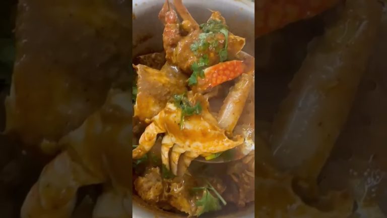 Sunday special Suda suda idli with Nandu gravy/spicy crab masala/seafood/ #masalastorybox#shorts