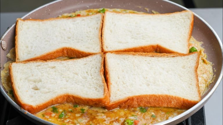 Are You In Hurry !! Make This Easy Breakfast Recipe | 10Min Breakfast Recipe | Bread Omelette Recipe