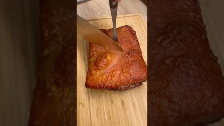 Wow Incredible Crispy Roast Pork @juemcookingofficial #shorts