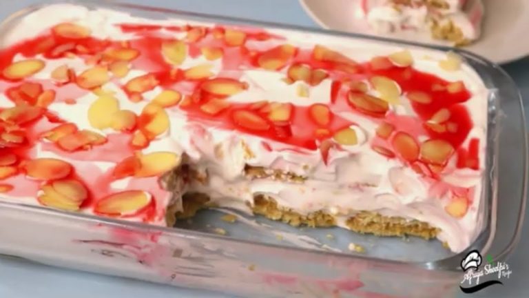 Marie Biscuit Delight in 10 Minutes | Biscuit Delight Recipe | Biscuit Dessert | Easy Dessert Recipe