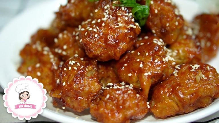 🍗 Super Easy Honey Garlic Chicken TIKTOK FOOD recipe | KN Home 5