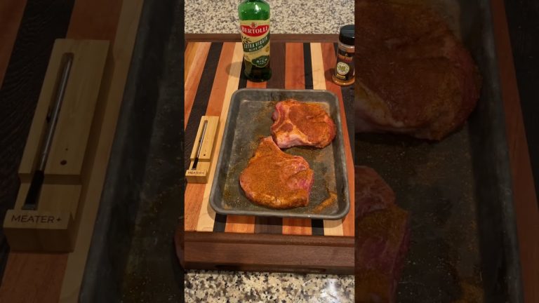 Air fryer pork chops! #shorts #budgetmeals #easyrecipe #airfryer #porkchops