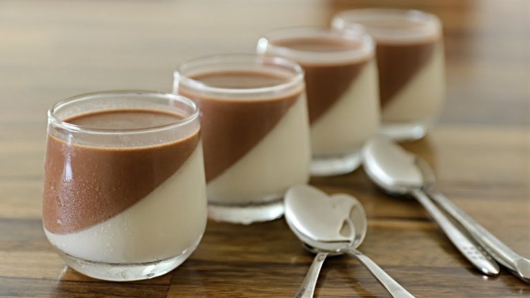 Chocolate & Vanilla Panna Cotta Recipe
