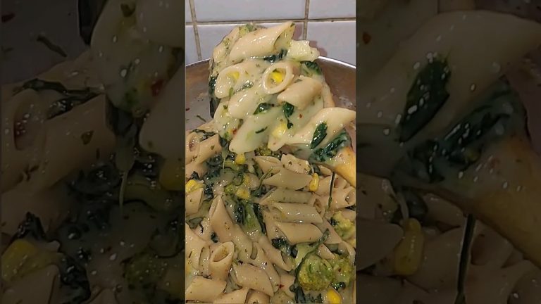 white sauce pasta 🍝 | easy recipes for all #shorts #lunch #lunchbox #kids