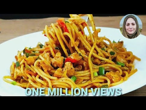 Spicy Chicken Spaghetti l Spaghetti Recipe l Chicken Recipes l Cooking with Benazir