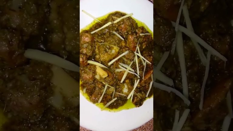 Beef Green Karahi Gosht Recipe | ذائقےدار بیف گرین کڑاہی گوشت | Shorts Video