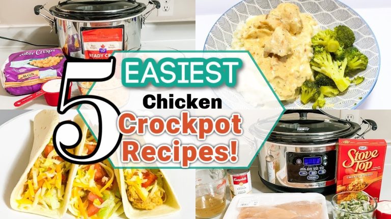 Crockpot Chicken Recipes | Slow Cooker Recipes Chicken | What's for Dinner | Love Served Daily