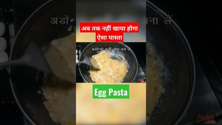 Egg Pasta Recipe | Simple and Easy Pasta Egg Recipes | Pasta Recipes in Hindi | Kitchen Zaika