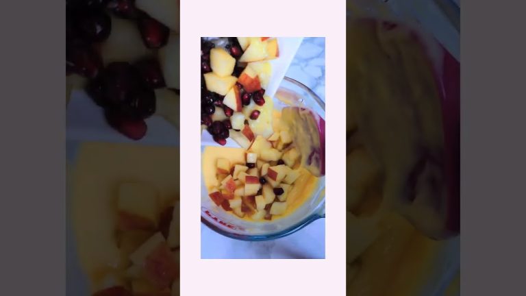 Fruit Custard Recipe | Day 21 | Collagen Shorts | 📍Comment Details | Recipes Shorts | Dessert#shorts