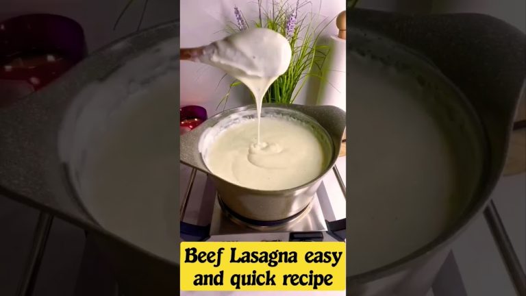 beef lasagna easy and quick👌 recipe#shorts