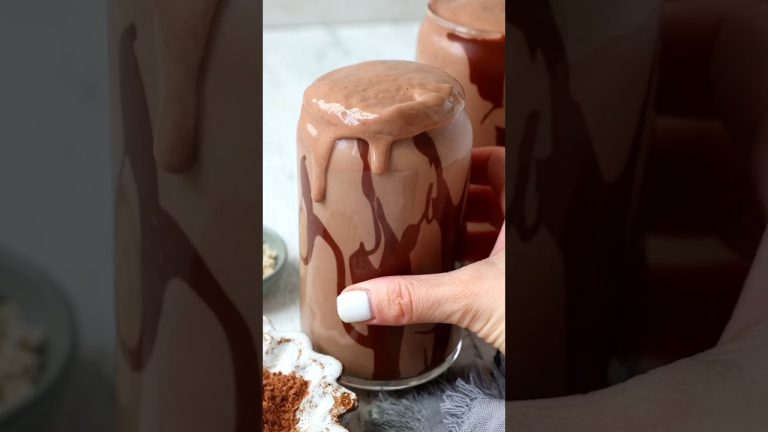 Chocolate Creamy Smoothie😋🔥#ytshorts #youtube #youtubeshorts