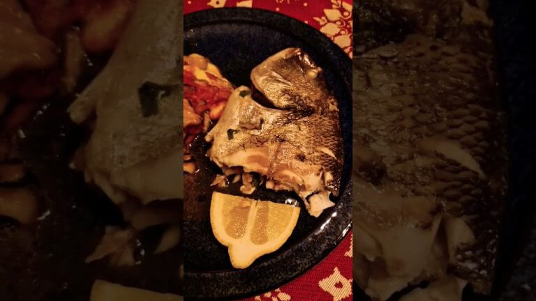 My Baked Sea Bass recipe 😋 #seafood #chef #cooking #shortvideo