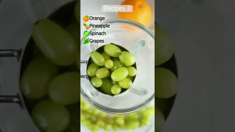 Cucumber – Green Grapes: one of the recipes to help the body clean deep from the inside #shorts