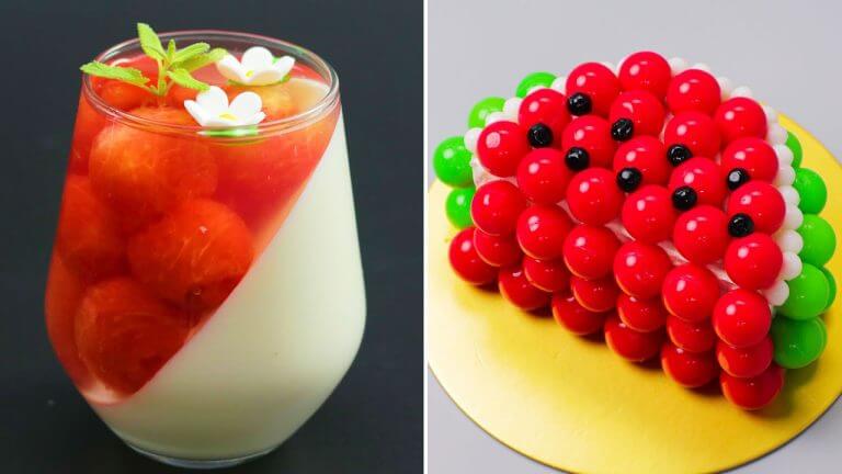 SO YUMMY Watermelon Dessert Recipes 🍉 TOP Amazing Fruit Cake Decorating Ideas