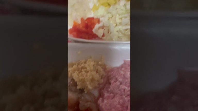 Ground Pork & Shrimp with vegetables#delicious# homemade #hawaii #short