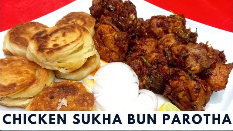 Chicken Sukha Bun Parotha | Chicken Recipes