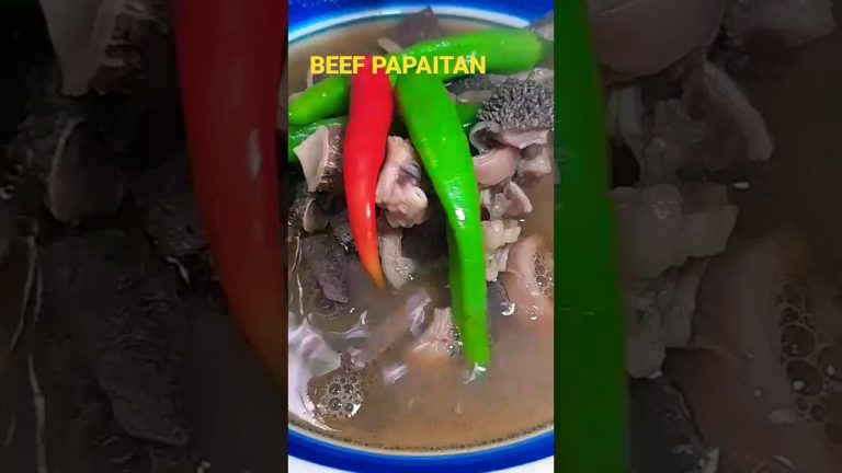 BEEF PAPAITAN #filipinofood full recipe 👉https://youtu.be/tafMDEieNO8