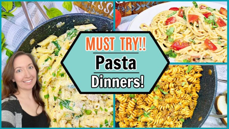 EASY PASTA Recipes That Are Ready In Less Than 30 Minutes!! | Whats for Dinner? (Absolute Best!!)