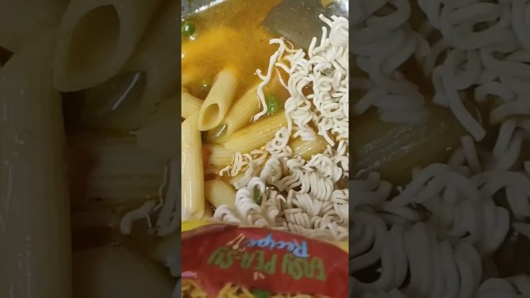 Making Maggi Pasta first time! #hindi #ytshort #recipe #youtubeshorts #hyderabad #yt #short