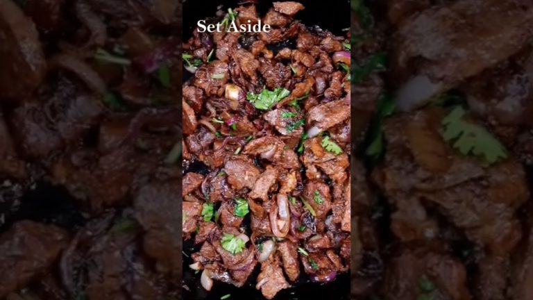 Fry Beef Recipe | #shorts #viral #youtubeshorts