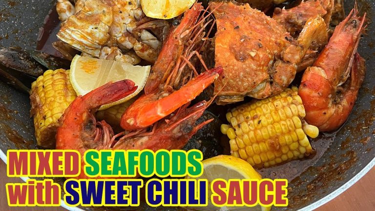 Mixed Seafood Recipe With Sweet Chili Sauce | Thea's Kitchen