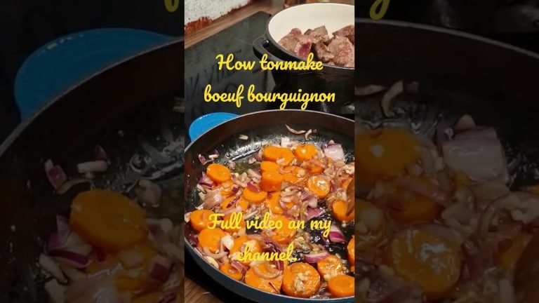 How to make boeuf bourguignon #shorts #short #juliachild #boeuf #beef #food #shortfeed  #shortvideo