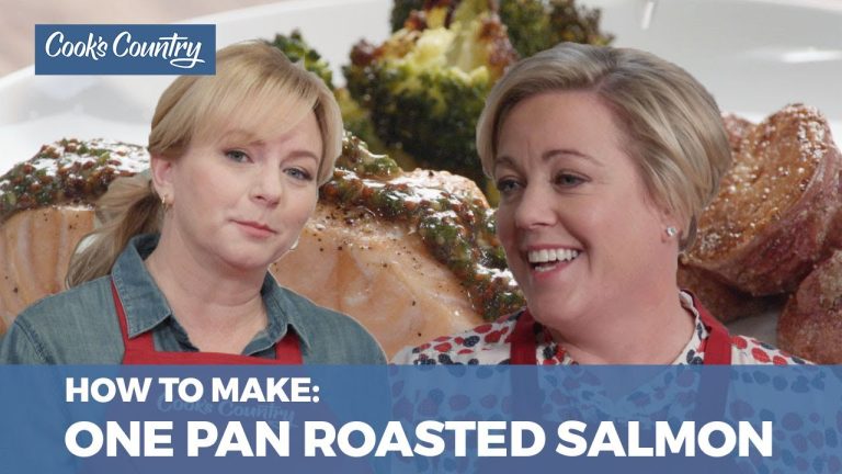 How to Make One-Pan Roasted Salmon with Broccoli and Red Potatoes
