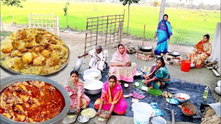 Biriyani with Chicken Korma recipe||পুরো পরিবার মিলে এবছর শীতে পপি কিচেনের শেষ পিকনিক