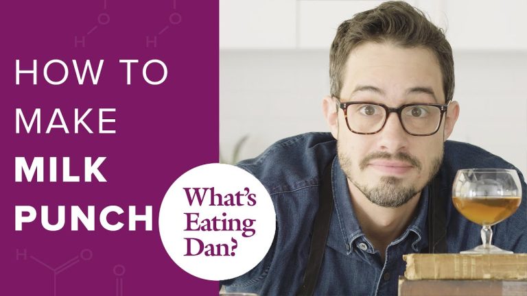 Milk Punch and How Milk Clarification Produces a Crystal Clear Cocktail | What’s Eating Dan?