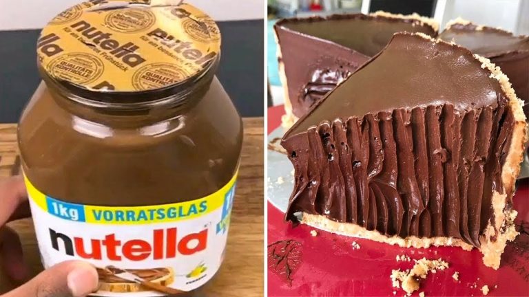 18+ Oddly Satisfying Chocolate Dessert Recipes From NUTELLA | Best Chocolate Cake Video