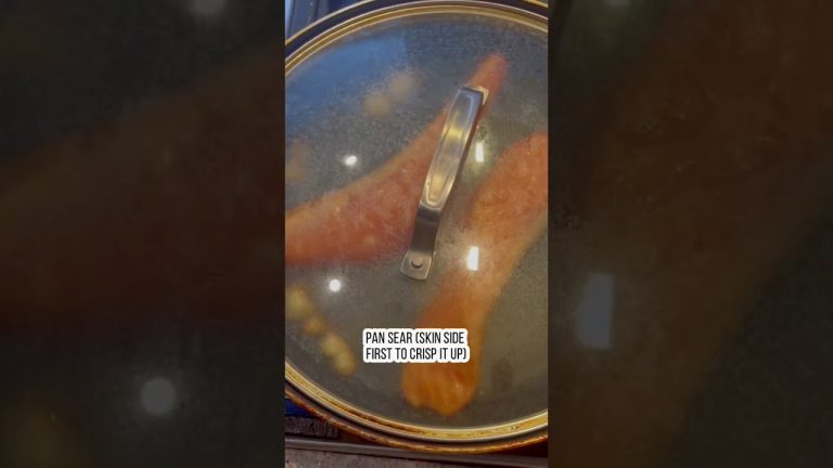 Chinese pan seared salmon recipe