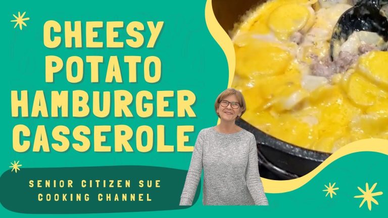 Dutch Oven Ground Beef and Cheesy Potato Casserole   Easy Recipe