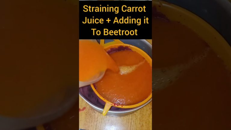 Beetroot and Carrot Juice Recipe