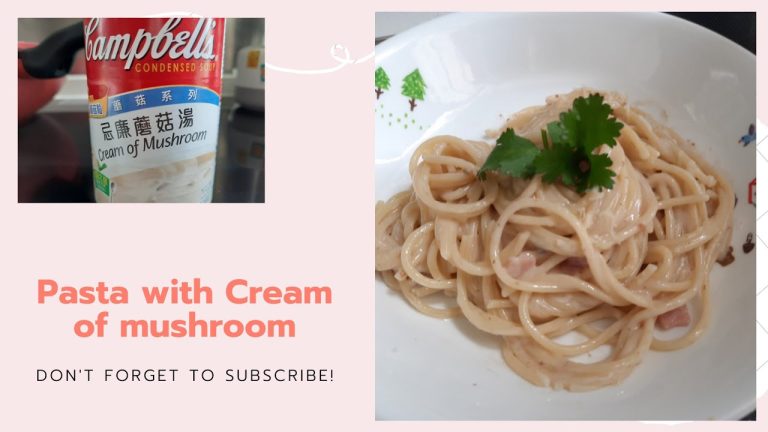 How to cook Pasta with Campbell's  (Cream of Mushroom)Ring's Kitchen