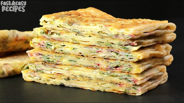 Flat Bread in 10 minutes! No oven! This is the MOST DELICIOUS I've ever eaten! No yeast!