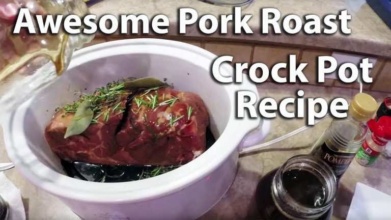 Awesome Pork Roast Recipe for Crock Pot