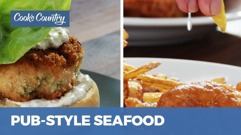 How to Make Fish and Chips & Shrimp Burgers