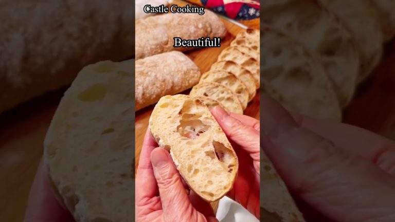 Best Sourdough Ciabatta Bread #shorts